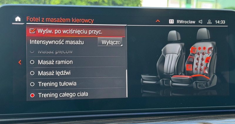BMW Seria 5 cena 188999 przebieg: 119000, rok produkcji 2020 z Tarnobrzeg małe 781